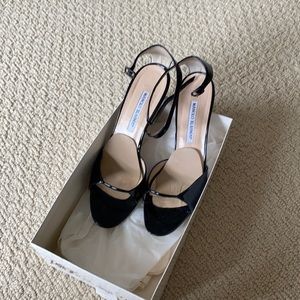 Manolo Blahnik Black patent high heels